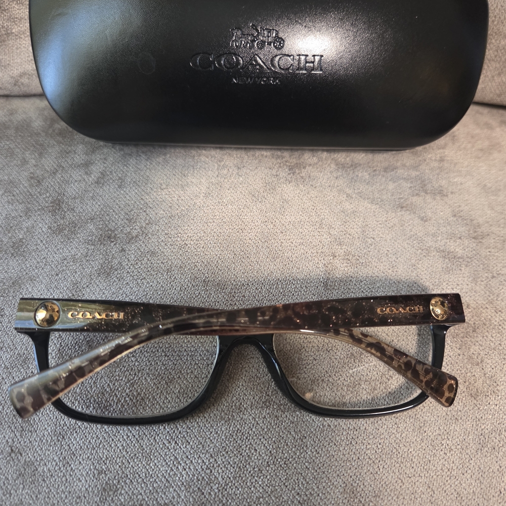 Coach HC6082 5353 Black/Wild Beast Women's Eyeglasses 53-17-135 - Picture 8 of 12